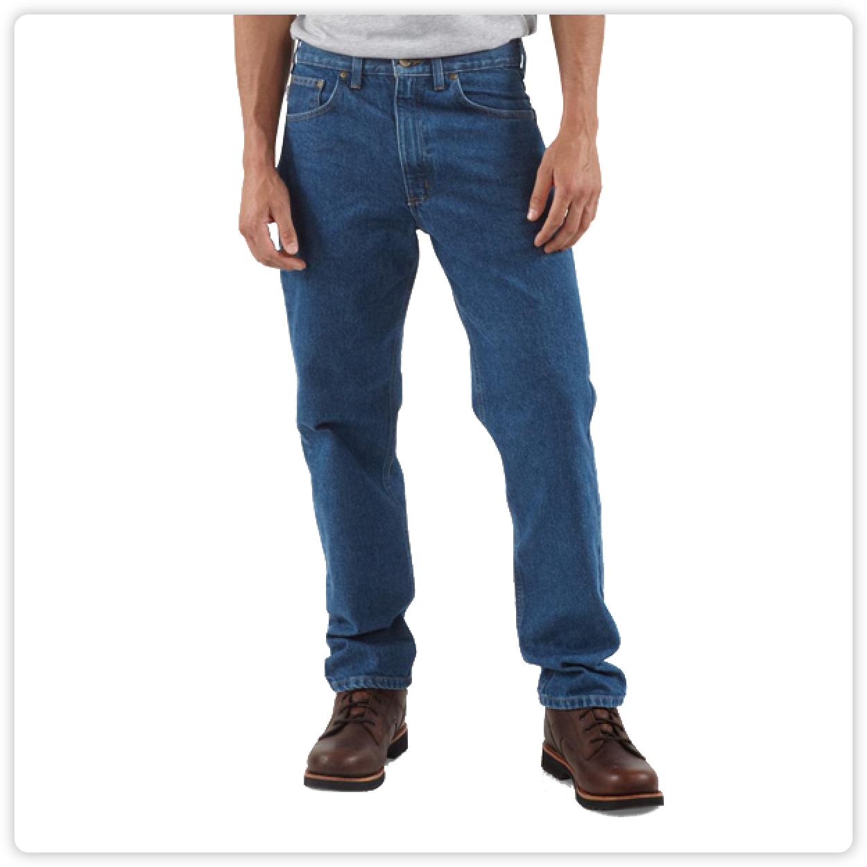 pantalones de trabajo de jean corte clásico